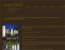 Tablet Screenshot of holy-taco.com